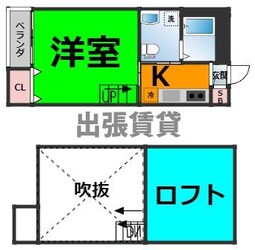 Kohimari志賀本通の物件間取画像